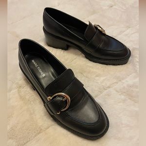 Marc Fisher Black Loafers